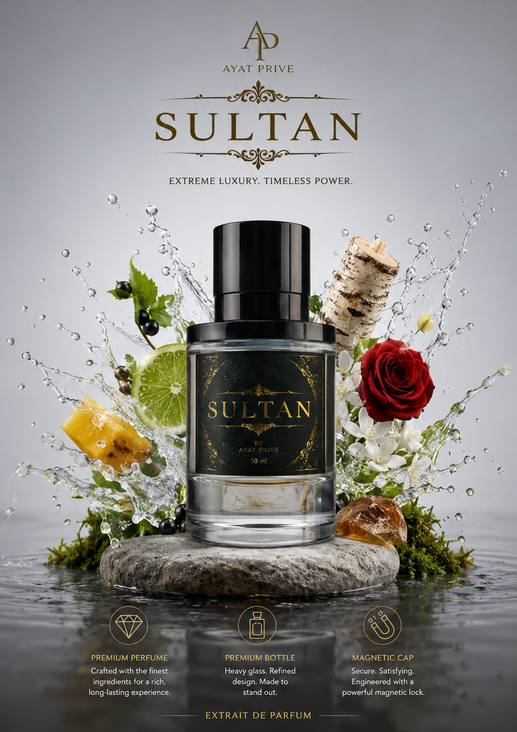 Sultan by Ayat Prive – Creed Aventus inspired men's perfume 50ml