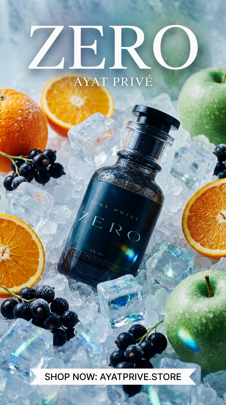 Zero by Ayat Privé - New Addition poster, fresh citrus woody musky long lasting, PKR 2500